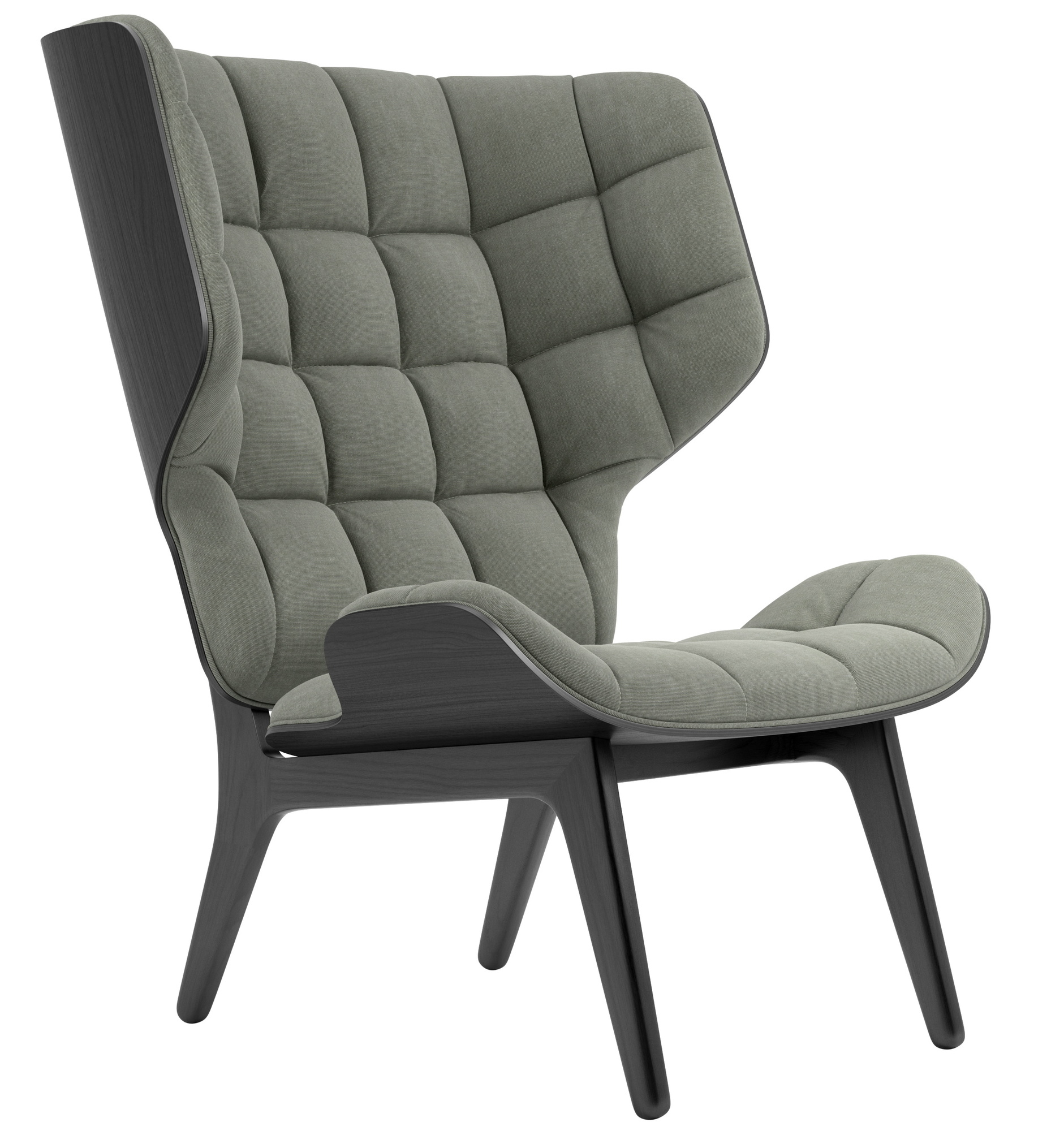 Mammoth Chair Fauteuil Tissu Couverture Norr11 Washed green Chêne noir | Canvas Washed green | Chêne noir | NORR11 MAMMOTH STOFF GR SCHW Mammoth Chair Fauteuil Tissu Couverture Norr11 Washed green Chêne noir | Canvas Washed green | Chêne noir | NORR11 MAMMOTH STOFF GR SCHW